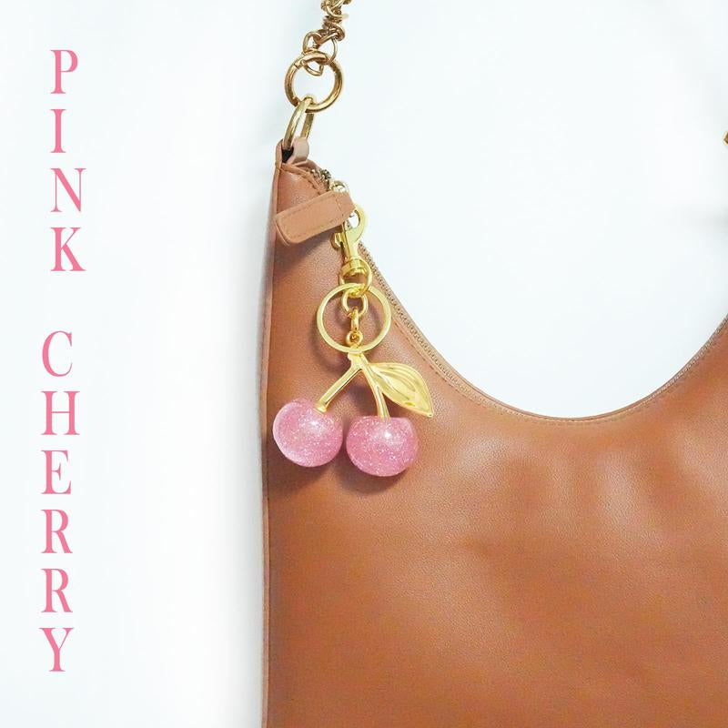 Cute Cherry Bag Charm Keychain – Ideal Anniversary & Wedding Gift for Women’S Car Keys & Handbags