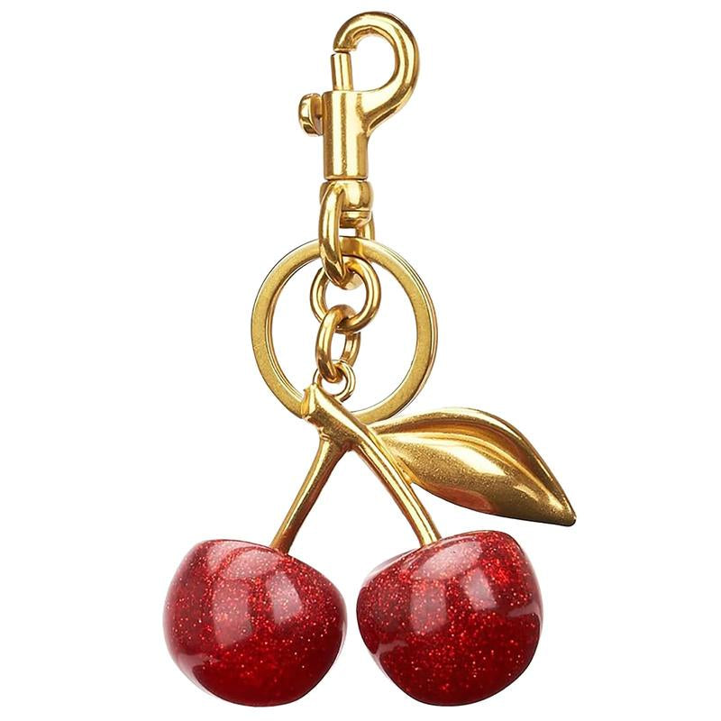 Cute Cherry Bag Charm Keychain – Ideal Anniversary & Wedding Gift for Women’S Car Keys & Handbags