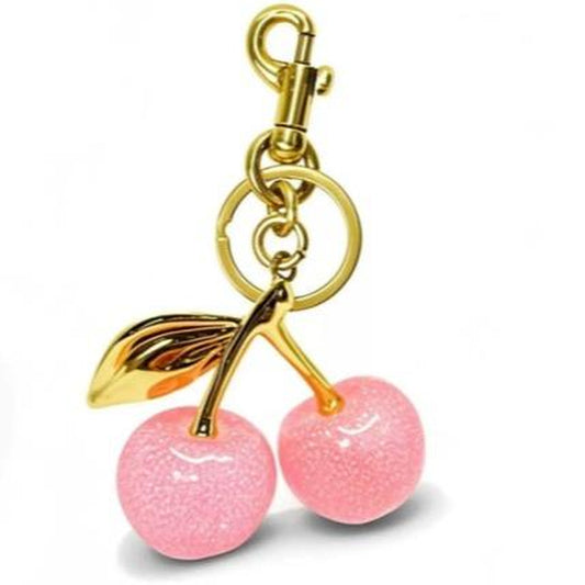 Cute Cherry Bag Charm Keychain – Ideal Anniversary & Wedding Gift for Women’S Car Keys & Handbags