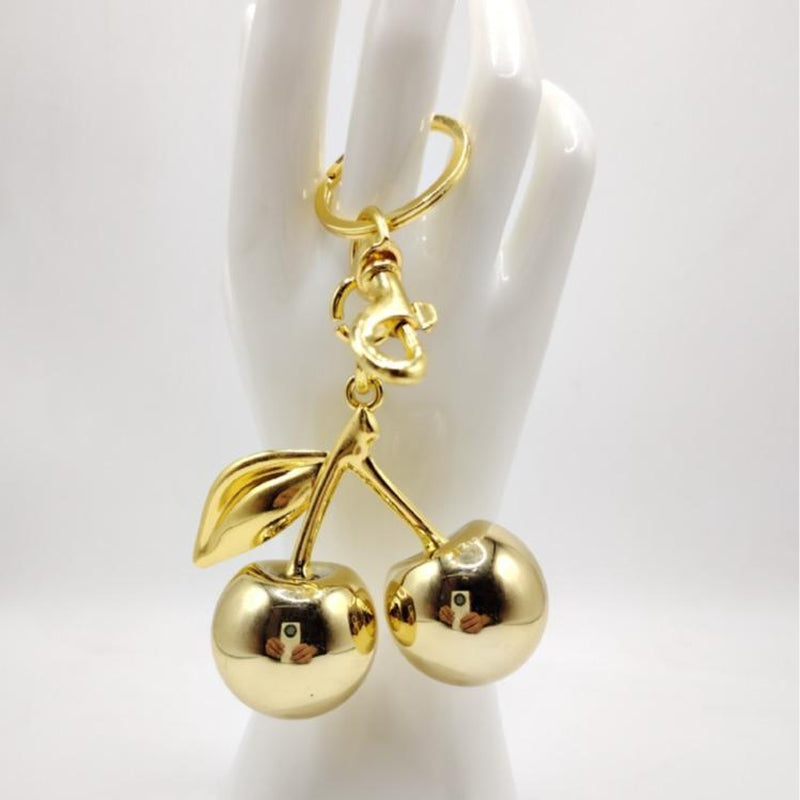 Cute Cherry Bag Charm Keychain – Ideal Anniversary & Wedding Gift for Women’S Car Keys & Handbags
